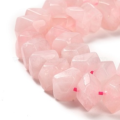 Natural Madagascar Rose Quartz Beads Strands&nbsp;G-N327-05-03