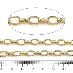 Rack Plating Brass Oval Link Chains&nbsp;CHC-G023-10G