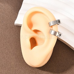 201 Stainless Steel Cuff Earrings&nbsp;EJEW-T056-01P-03