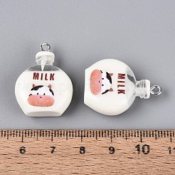 Printed Opaque Resin Pendants&nbsp;RESI-N051-14B