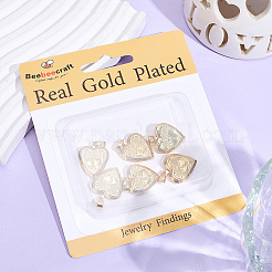 6Pcs Brass Locket Pendants&nbsp;KK-BBC0015-51