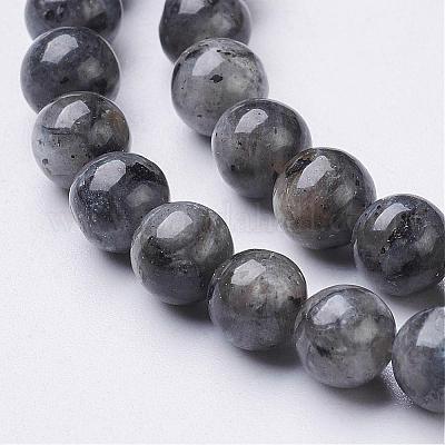 天然ラルビカイトビーズ連売り  ラウンド  6mm程度  穴：0.8mm  約59個/連  15インチ&nbsp;GSR6mmC128-1