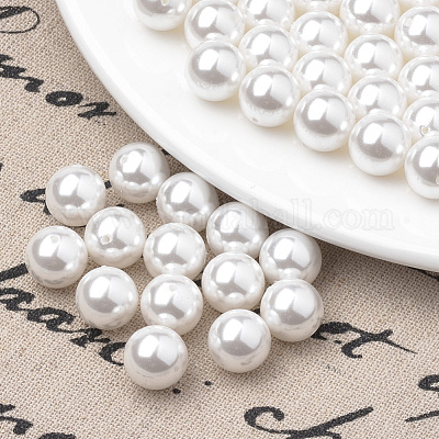Eco-Friendly Plastic Imitation Pearl Beads Strands&nbsp;X-MACR-S285-4mm-04-1