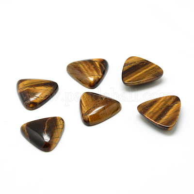 Natural Tiger Eye Gemstone Cabochons&nbsp;G-T025-10x10mm-11-1