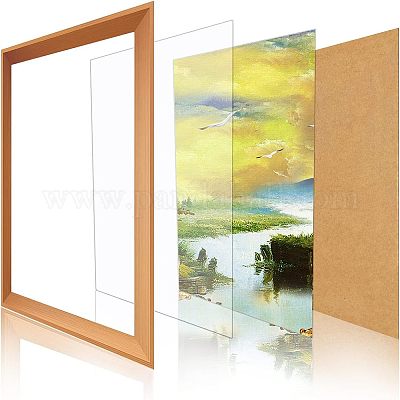 Pmmaクリアボード  長方形  ホワイト  177x127x0.5mm&nbsp;LS-DIY-WH0076-30-1