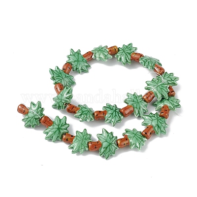 Handmade Porcelain Beads Strands&nbsp;PORC-F008-02A-1