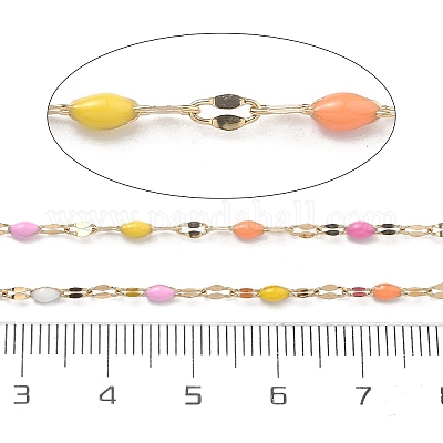 304 Stainless Steel Dapped Chains&nbsp;CHS-P021-05G-1