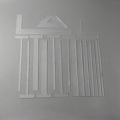 アクリル製本スペーサーツール カッティングガイド 台形 & l/t 型 & 直