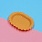 Plastic Dishes Mini Model, Micro Landscape Dollhouse Accessories, Pretending Prop Decorations, Chocolate, 54x41mm