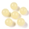Opaque Acrylic Beads, Round, Light Goldenrod Yellow, 16mm, Hole: 3mm, 210pcs/500g