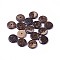 Coconut Beads, Donut, Coconut Brown, 15x3mm, Hole: 3mm