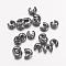 Iron Crimp Beads Covers, Cadmium Free & Lead Free, Gunmetal, Size: About 3mm In Diameter, Hole: 1.2~1.5mm