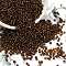 12/0 Glass Seed Beads, Silver Lined Round Hole, Round, Brown, 2mm, Hole: 1mm, about 3306pcs/50g