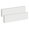 Plastic Sheets, Rectangle, White, 30.7x7.8x2.55cm