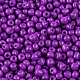 焼付塗装ガラスシードビーズ  ミディアム蘭  6/0  4~5x3~4mm  穴：1~2mm  約4500個/袋&nbsp;SEED-S003-K13-2