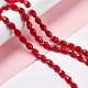 Faceted Glass Beads Strands&nbsp;GLAA-E037-02D-4