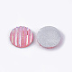 樹脂カボション  フラットラウンド  ピンク  12x3~3.5mm&nbsp;CRES-T012-05C-3