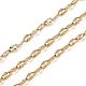 304 Stainless Steel Textured Dapped Chains&nbsp;CHS-G041-01G-1