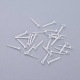 プラスチックスタッドピアスパーツ  透明  2mm  ピン：0.7mm  約1500個/袋&nbsp;KY-G006-02-2m-3