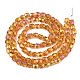 Electroplate Transparent Glass Beads Strands&nbsp;EGLA-N002-13-B03-2