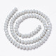 Opaque Solid Color Glass Beads Strands&nbsp;EGLA-A034-P6mm-D15-2