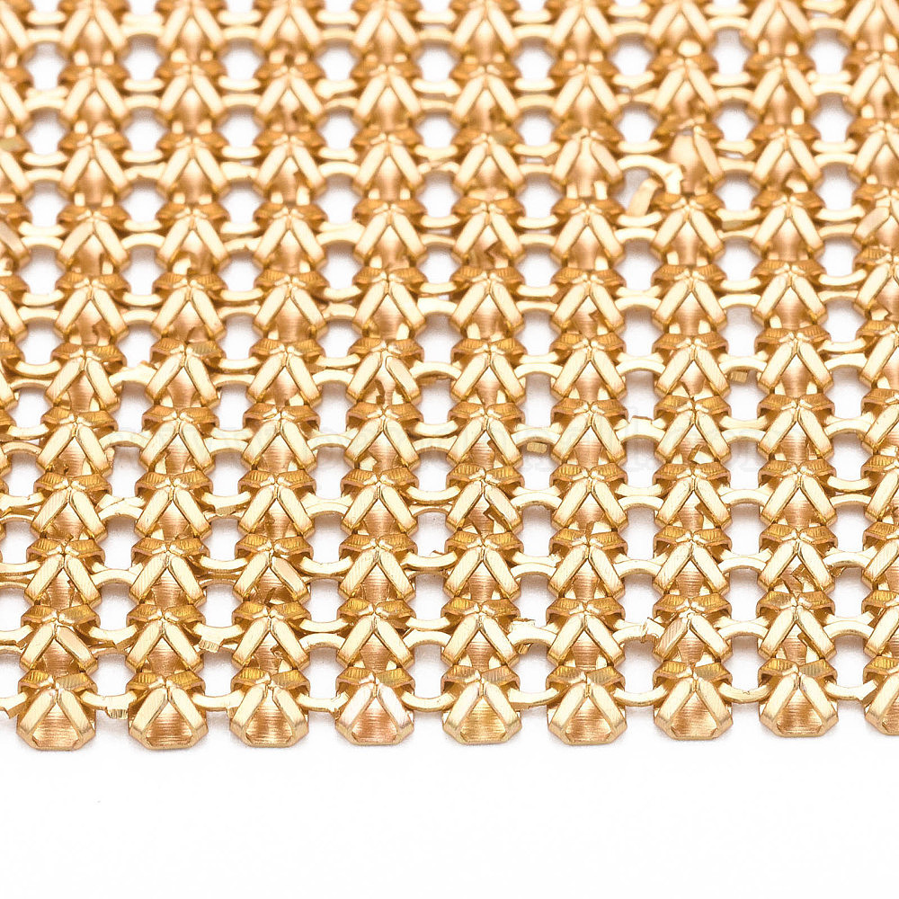 Aluminumm Ribbon Wholesale Aluminum Beaded Trim Mesh Ribbon Roll - Pandahall.com