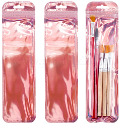 長方形のPPプラスチック製再封可能な包装袋  カメリア  24x6.7x0.01cm&nbsp;AJEW-WH20054-084F