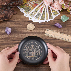 430 Stainless Steel Wiccan Altar Plate&nbsp;AJEW-WH20070-290A-02