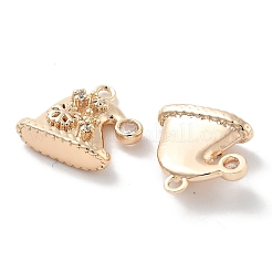Micro Pave Cubic Zirconia Pendants&nbsp;KK-M102-12G