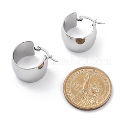 304 Stainless Steel Thick Hoop Earrings for Women&nbsp;EJEW-L237-06P