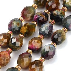 Dyed Natural Tiger Eye Beads Strands&nbsp;GG-CBA4A3B-A06
