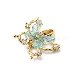 Brass Micro Pave Cubic Zirconia Charms&nbsp;KK-H089-29G