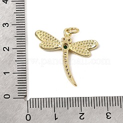 Brass Micro Pave Cubic Zirconia Pendants&nbsp;CU-CBA7D12-08G-01