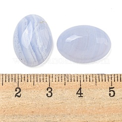 天然ブルーレースアゲートのカボション  オーバル  18x13x6mm&nbsp;G-I363-01C