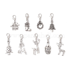Christmas Tibetan Style Alloy Pendant Decorations&nbsp;HJEW-JM04111