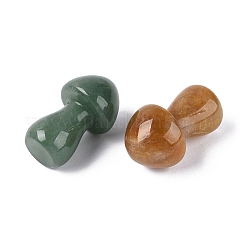 Natural & Synthetic Mixed Gemstone Mushroom Display Decorations&nbsp;G-Q602-03