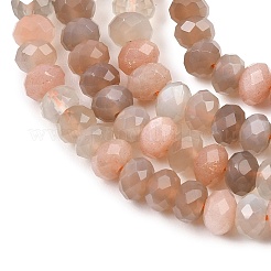 Natural Multi-Moonstone Beads Strands&nbsp;G-C259-A44-5x8mm