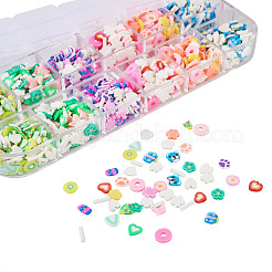 30G 6 Colors Handmade Polymer Clay Cabochons&nbsp;CLAY-TA0001-17