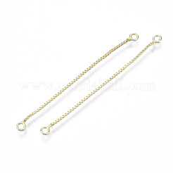 Brass Box Chain Tassel Links&nbsp;KK-R129-05G