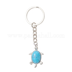 Tortoise Natural & Synthetic Mixed Stone Keychains&nbsp;KEYC-JKC01469
