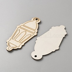 Ramadan Unfinished Blank Wooden Pendants Set for Home Decor&nbsp;HJEW-WH0102-006