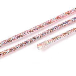 11mの編み込みナイロン中国結びコード  ジュエリー作成用ナイロンジュエリーコード  ダークサーモン  2mm  約12.03ヤード（11m）/ロール&nbsp;WCOR-B001-2mm-17