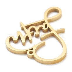 Ion Plating(IP) 304 Stainless Steel Pendants&nbsp;STAS-B016-06G