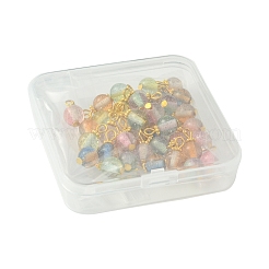 40Pcs Gradient Color Resin Pendants&nbsp;PALLOY-FS00029