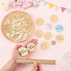 48Pcs Acrylic Cake Toppers&nbsp;AJEW-FG0006-05A