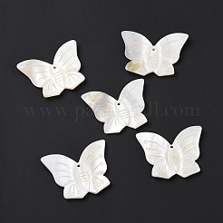 Natural Freshwater Shell Pendants&nbsp;SHEL-H001-07
