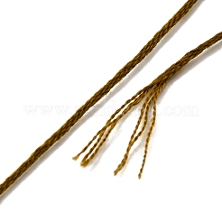 ポリエステル刺繍糸  クロスステッチの糸  キャメル  1mm  約8.75ヤード（8m）/バンドル&nbsp;OCOR-TAC0013-10A-116