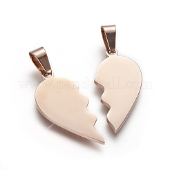 304 Stainless Steel Split Pendants&nbsp;STAS-F214-01RG