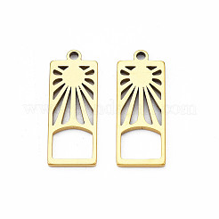 Ion Plating(IP) 201 Stainless Steel Pendants&nbsp;X-STAS-T063-171G