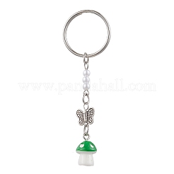 Alloy Imitation Pearl Acrylic Plastic Keychain&nbsp;KEYC-JKC01162